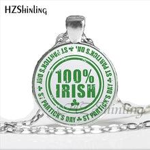 2017 Vintage Ireland Stamp Pendant Cross Necklace Women Jewelry Ireland Memento Birthday Christmas Gift Glass Dome Necklace HZ1