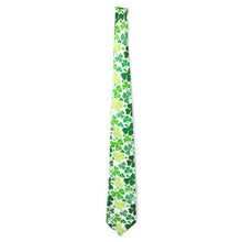 Men Tie Polyester Floral Skinny Necktie Slim Casual For Ireland Festival Theme
