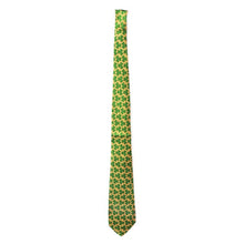 Men Tie Polyester Floral Skinny Necktie Slim Casual For Ireland Festival Theme