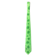 Men Tie Polyester Floral Skinny Necktie Slim Casual For Ireland Festival Theme