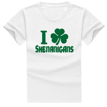 2018 New Fashion Shenanigans Ireland TSt. Patrick's Day T-Shirt Harajuku Female Plus Size Top Femme Punk Christmas Gift Cactus