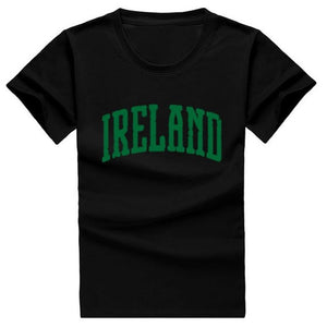 2018 New Fashion Ireland Print St. Patrick's Day Shirt Women Harajuku T-Shirt Cropped Funny Plus Size Kyliejenner Cactus